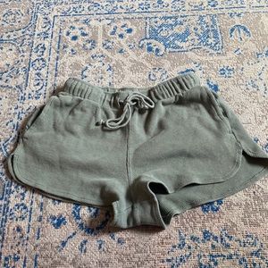 waffle material shorts